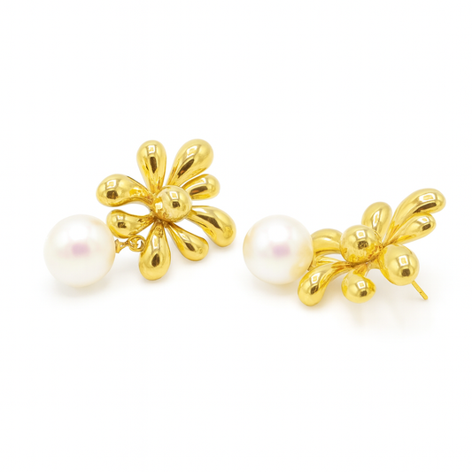 Gold Flower Pearl