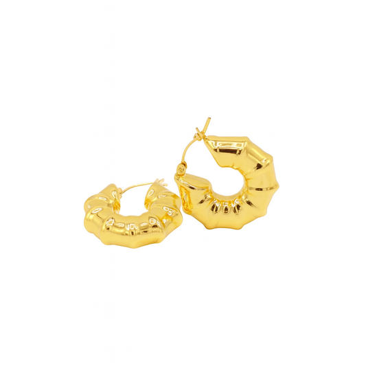 Gold Bamboo Hoop