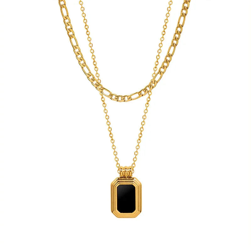 Black stone - Amyra's Jewellery
