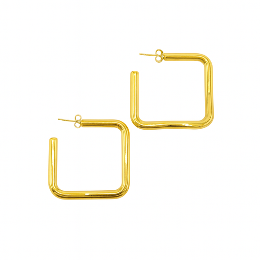 Gold Geometric Square