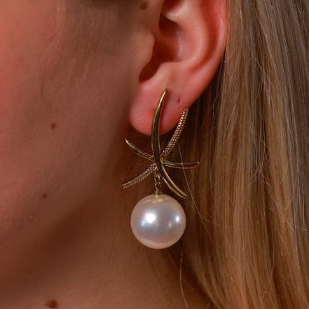 Gold Pearl Drop