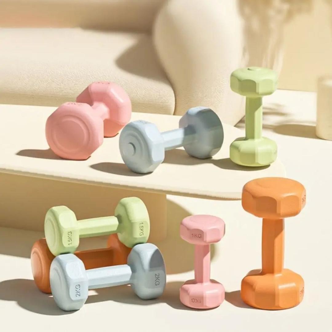 Poids de Fitness Colorés – Confort, Élégance, Efficacité