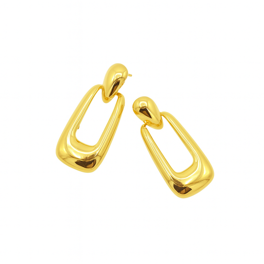 Geometric Gold Drop