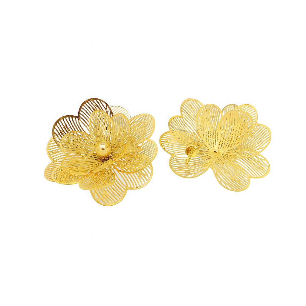 Gold Floral Statement