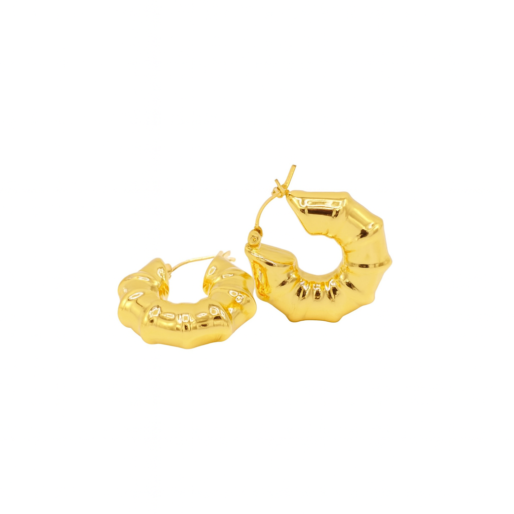 Gold Bamboo Hoop