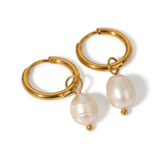 Pearl hoops