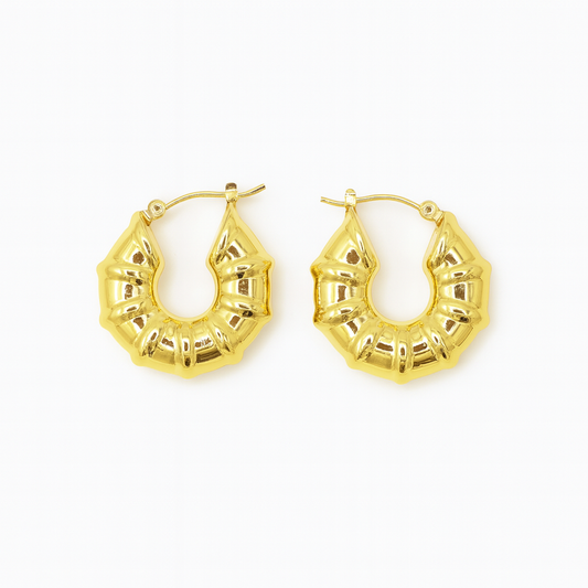 Gold Bamboo Hoop