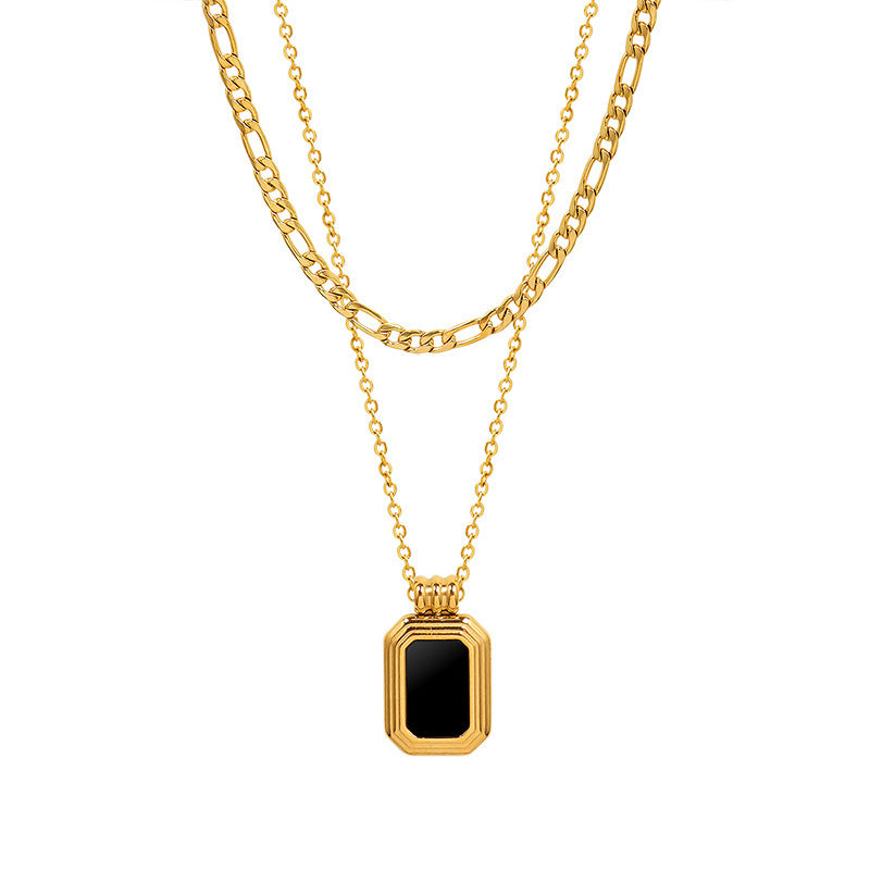 Black stone - Amyra's Jewellery