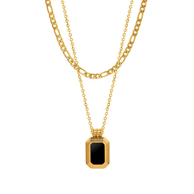 Black stone - Amyra's Jewellery
