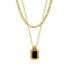 Black stone - Amyra's Jewellery
