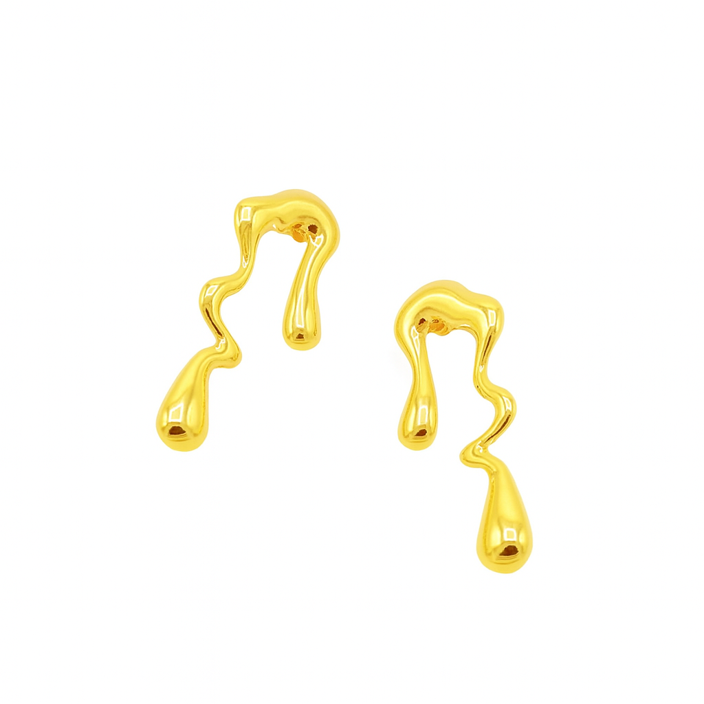 Gold Liquid Drop