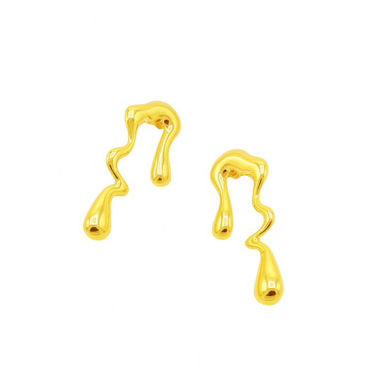 Gold Liquid Drop