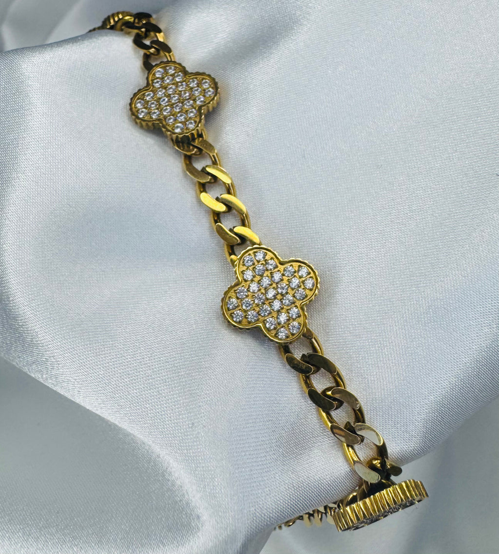 Clover Chain Bracelet - Amyra's Jewellery