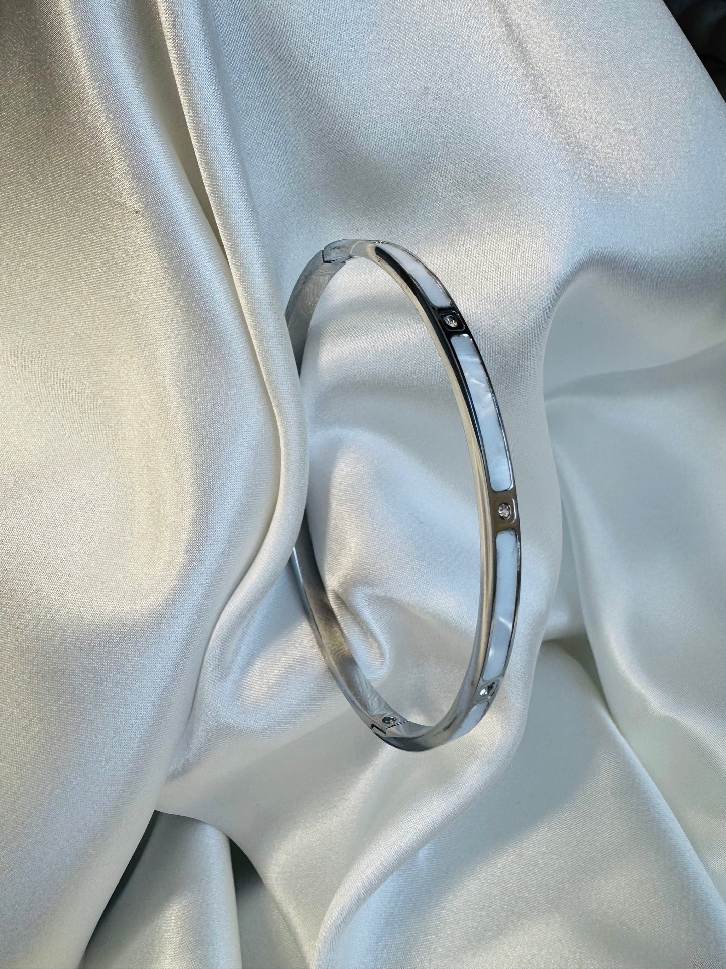 Celeste Slim Bangle - Amyra's Jewellery