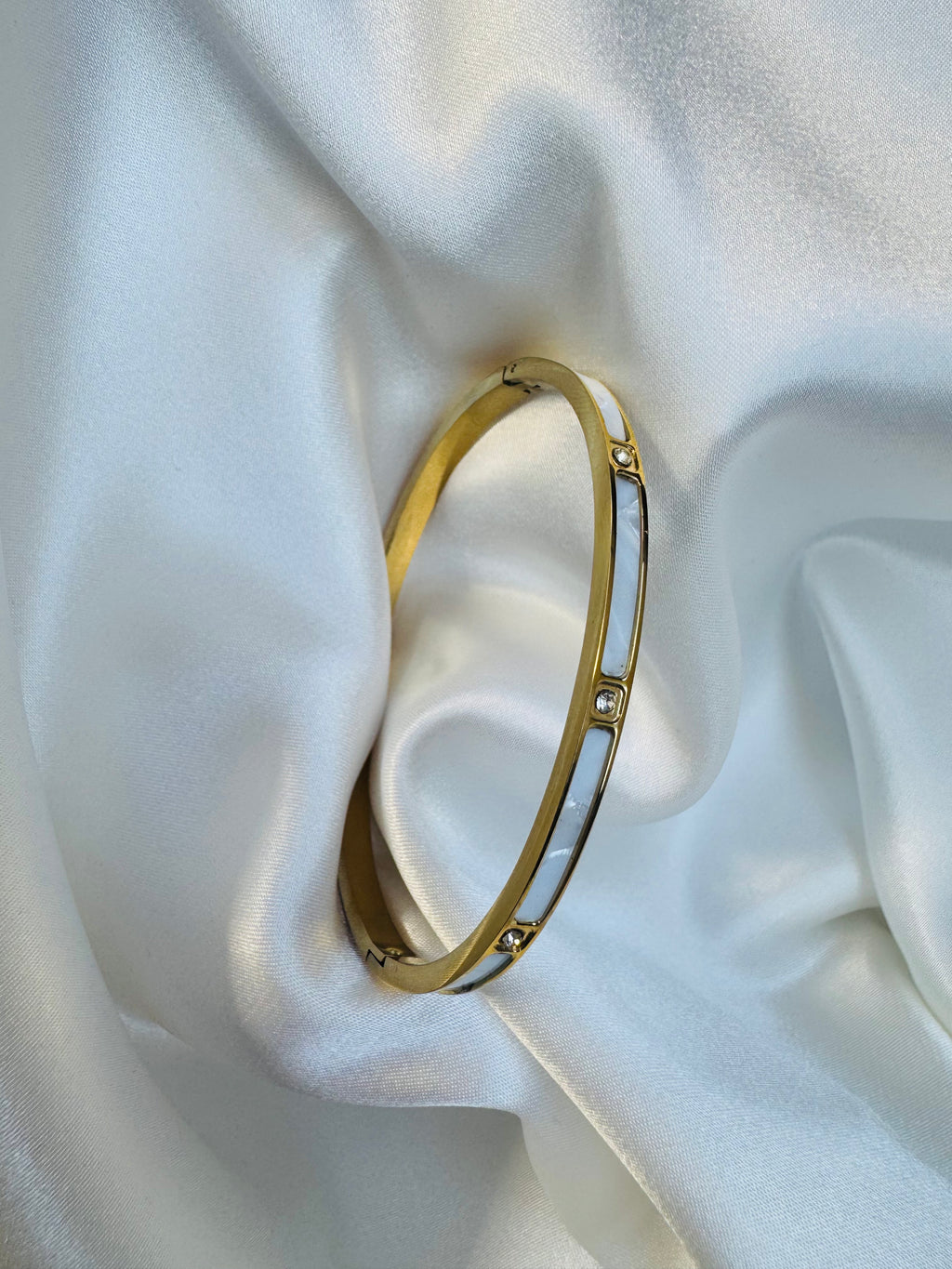 Celeste Slim Bangle - Amyra's Jewellery