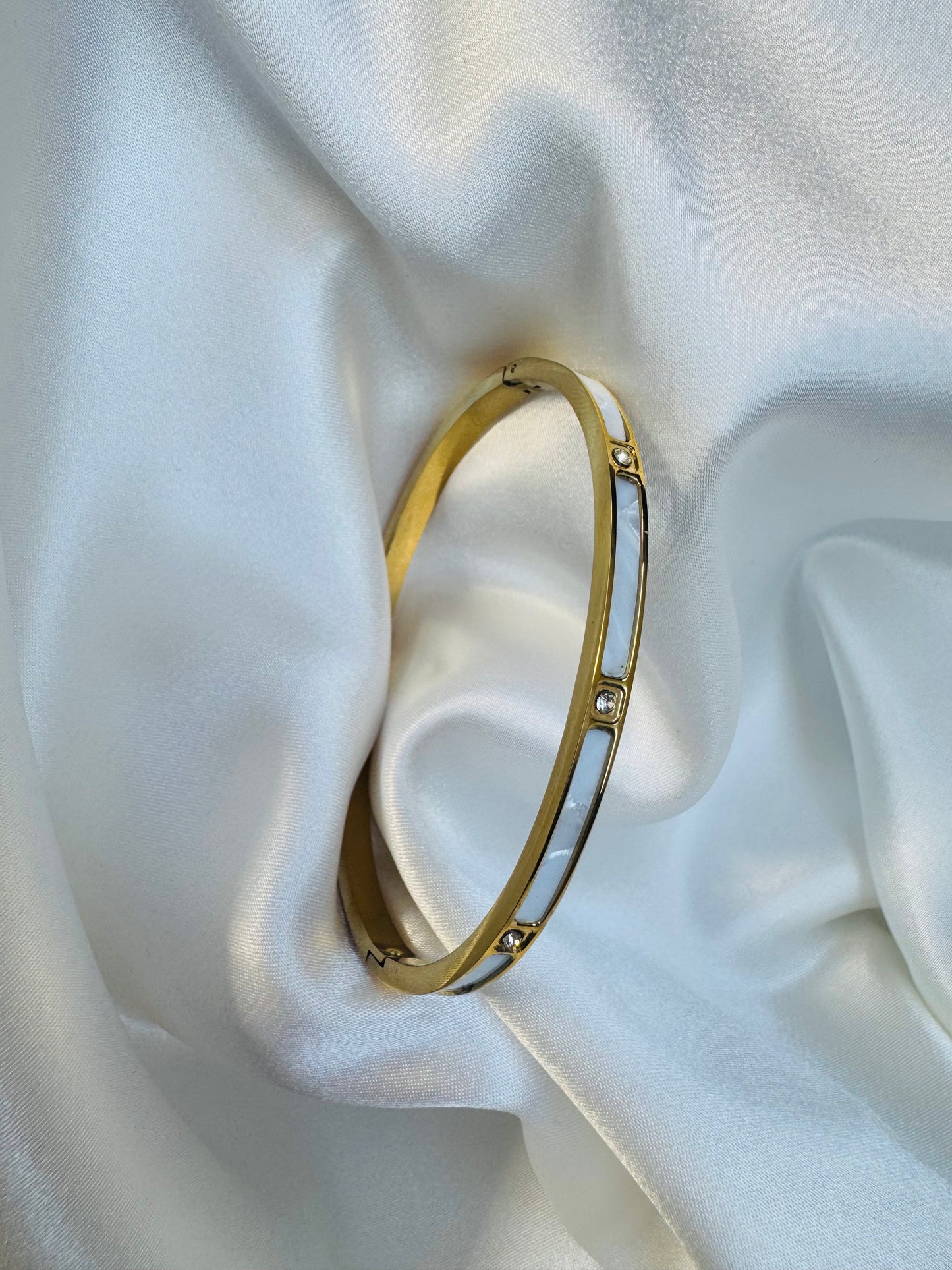 Celeste Slim Bangle - Amyra's Jewellery