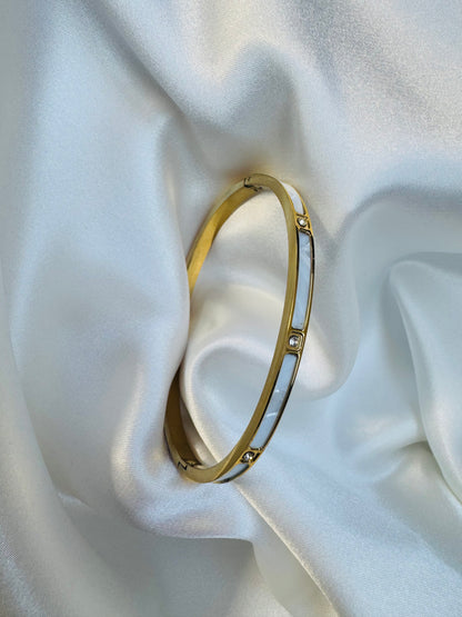 Celeste Slim Bangle - Amyra's Jewellery
