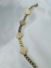 Clover Chain Bracelet - Amyra's Jewellery