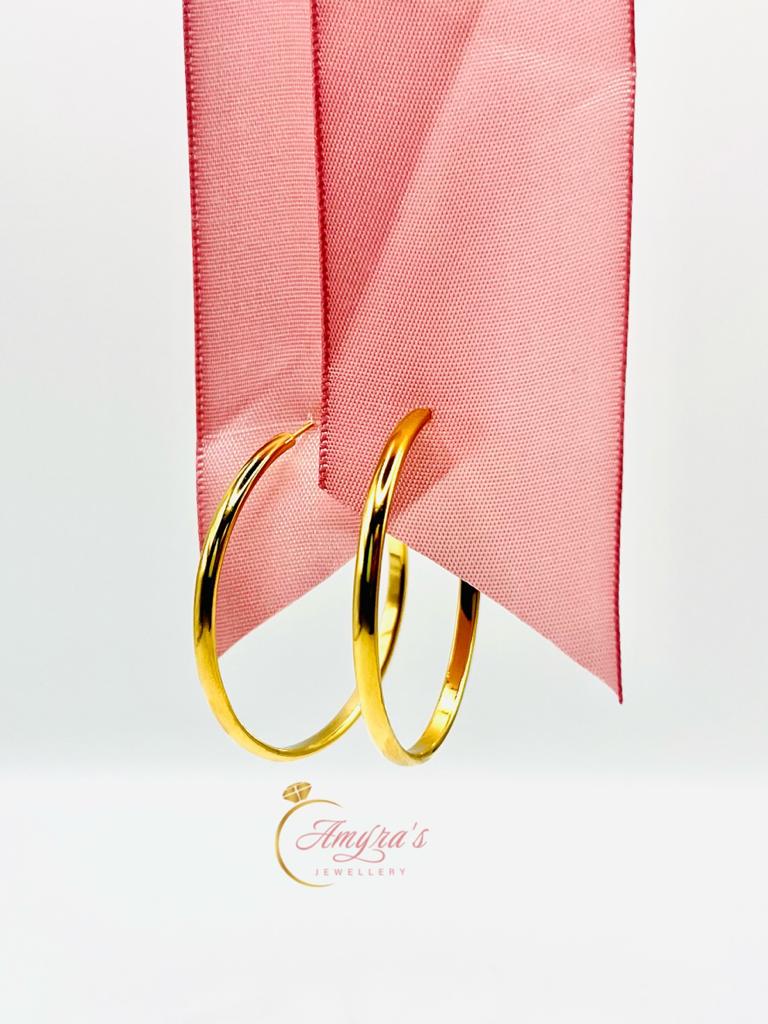 Elegant Hoops - Amyra's Jewellery